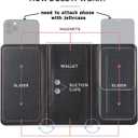 Duo Phone Case for 2 Phones | Multi Purpose Hiquality Leather Cell Phone Case, Cell Phone Wallet | Folding Variation | All Phone Types | iPhone, Galaxy, Motorola, etc |