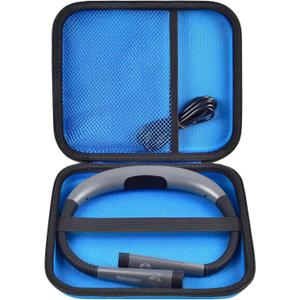 Case Compatible with Glocusent/for Vekkia/for LITOM/for LEDGLE/for TAKKUI/for TSINGREE LED Neck Reading Light Book Light for Reading in Bed. Storage Carrying Holder for USB Cable (Box Only) -Blue