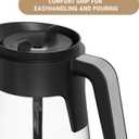 12-Cups Coffee Maker Carafe Replacement Pot Compatible with Ninja Coffee Maker CFP101 CFP201 CFP301 CFN601 CM401 CFP200 CFP250A CFP300 CFP305 CFP307 CFN602 CM400 CM401 CF090 CF091 CF092
