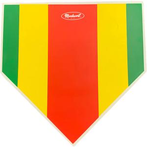 Markwort Strike Zone Training Home Plate Red