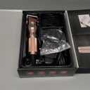 Hansprou Dog Clippers for Grooming, 12V Pet Hair Clipper, Professional Heavy Duty Pet Grooming Clipper Corded Dog Trimmer for Thick Coats with Guard Combs Brush for Dogs Cats (Rose Gold)