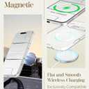 Loheckle for iPhone 17 Air Case with Stand- Compatible with MagSafe Women Girls Cute Clear Girly Aesthetic Unique Design Soft TPU Magnetic Ring Phone Cover for Apple 17 Air, Sunflower