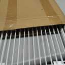 Extendable Metal Wire Shelf Organizer - Adjustable 15-24.4in Length, Stackable Storage Rack for Kitchen/Pantry/Bathroom/Shoe Cabinet/Tool Closet (1, White), 1 Pack
