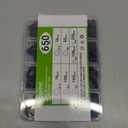 650-Pieces Nylon Flat Washer for Screws Bolts, 7 Sizes Black Plastic Washers Assortment Kit (M3-M12), Assorted Screw Washers Washer Set for Household & Commercial