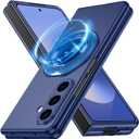 JUMIUSTNBfor Galaxy Z FOLD 7 Case with Magnetic Ring Stand,Matte Tough Case | with Stand,Magnetic Men Women Girls boys Protective Cover for Galaxy Z FOLD 7 8.2",Blue(15-28)