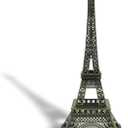 allgala 15" Eiffel Tower Statue Decor Alloy Metal, Bronze