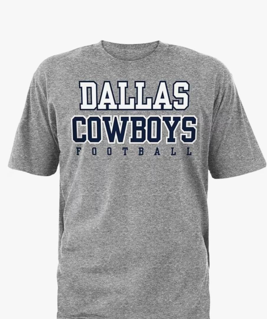 G-III Sports Dallas Authentics Men's Cowboys Practice Tee T-Shirt M Grey