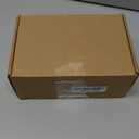 Matte Black Door Knobs Interior with Lock, Modern Privacy Rectangle Door Knob Door Handles for Bathroom Bedroom