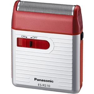 Panasonic Men's Shaver for Traveler ES-RS10-R Red | DC3V (2 x AA Alkaline) (Japan Model)