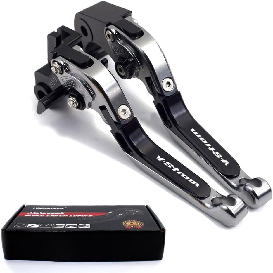 For Suzuki DL1000 V-Strom XT V Strom 2002-2023 2023 Motorbike Accessories Handle Brakes Clutch Levers Vstrom DL 1000 XT (Grey), Gray, Motorcycle Brake Clutch