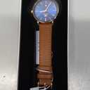 OLEVS Women's Business Dress Watches for Ladies Female Brown Leather Strap Small Face Dress Analog Quartz Wrist Watch with Calendar Day Date Waterproof Luminous Gift Classic Casual Retro Band (Blue - My Heart Will Go On)