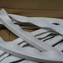 Pangda 2 Pcs Flex J Channel 3/4inch White Moulding 94 Inch Length and Suitable for Curved Doors and Windows