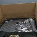 YIERTAI Car Seat Covers Universal Fit Compatible with Rogue Maxima Edge Versa Fiesta Highlander Escape Sorento Kia with Waterproof Faux Leather, Full Set, Black-White