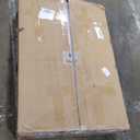 LIVELYGLOW Makeup Vanity Desk Set, White, 35.4W x 15.7" D x 53.9" H (Large Smart LED Mirror, with Cushion Stool, Hairdryer Rack, Power-Outlet, 4 Drawers)