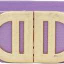 ZYALTFDC Women Wide Stretchy Waist Belts Gold Buckle Elastic Cinch Vintage Belt for Women Dresses Western Wear Belts (Suit for waist size 29"-33", Purple)