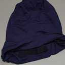 LULUSILK Mulberry Silk Lined Sleep Cap, No More Frizzy Tangled Hair, Stay On All Night Adjustable Silk Hair Wrap for Sleeping, Navy Blue