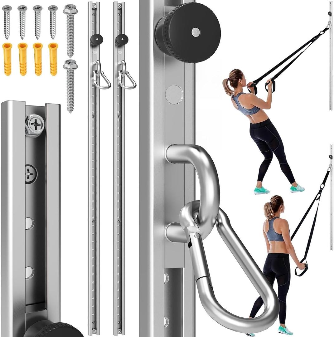 Adjustable Resistance Band Wall Mount System, Resistance Band Wall Anchor