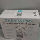 CASABREWS 3700 Essential Espresso Machine 20 Bar, Stainless Steel Cappuccino & Latte Machine with Steam Frother for Home, 43.9oz Water Tank, Coffee Gift for Women & Men, Silver