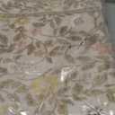 Floral Entryway Rug 3x5 Machine Washable Small Boho Area Rug Non Slip Vintage Low Pile for Living Room Bedroom, Kids Playroom, Beige/Multi