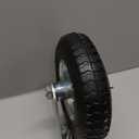 Fetchlt 8" Heavy Duty Pneumatic Industrial Caster Wheel with Lock, Premium Quality Black Rubber Tire for Smooth Corning and Floor Protections, Swivel Plate, Steel Hub Ball Bearings Caster - Pack of 2