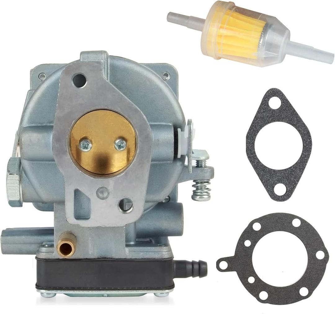 PSLER 693480 693479 Carburetor Replacement for Briggs and Stratton 498010 498774 499305 499307 Compatible with 4-Screw Fuel Pump 20 HP 917270821 V-Twin Machine with Fuel Filter (Kit1)