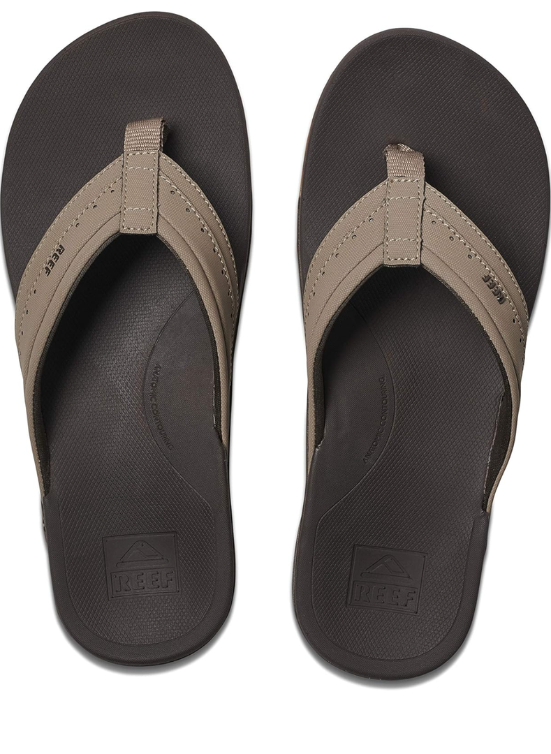 REEF Ortho-Spring Men's Flip Flop, Arch Support & Soft Cushion Footbed, US11