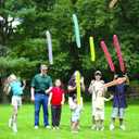 100pcs Rocket Balloons with Two Air Pump Colorful Giant Rocket Balloons for Parties