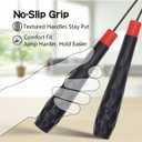 Jump Rope with Ball Bearings, 3mm Steel Speed Rope for Double Unders, Tangle-Free 9.2 Ft Adjustable Lightweight Skipping Rope for Cardio, Fitness, and Weight Loss Speed Jumping Rope perfect for Men ,Women & Kids
