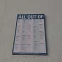 Knock Knock All Out Of Grocery List Note Pad, 6 x 9-inches (Blue)