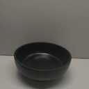 Food Safe Solid Wood Black Fruit Bowl for Kitchen Counter, 12-inch Diameter