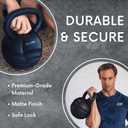 Polyfit Adjustable Kettlebell Set |  Kettlebell Weights for Home Gym (BLACK - 30 LB)