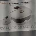 Gehona Foot Spa Bath Massager with Heat, Bubble, Temperature Control, Remote Control, Touchscreen, Pumice Stone, Pedicure Foot Spa Gift for Man Women Mother Father (Plus Size)