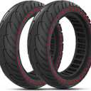 8.5x2 inches Solid Tires8 1/2 x2 Tire Replacement for Electric Scooter Xiaomi Pro 2 Hiboy S2, 8.5 Inch 50/75-6.1 Rubber Tubeless Tire and All 8.5'' Scooter Tires