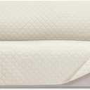 HOMERILLA Reversible 2 Cushion Couch Cover for Dogs Water Resistant Washable Pets Furniture Protector Sofa Cover with Elastic Straps(Loveseat 48", Ivory/Ivory)