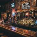 2 x YVHOGTA Funny Bar Metal Sign No Great Story Started with Salad Vintage Beer Sign for Home Bar Basement Garage Man Cave Decor 12x8 Inch