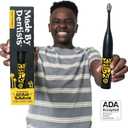 Made by Dentists Sonic X Electric Toothbrush  Rechargeable Kids Sonic Toothbrush, 8X Plaque Removal, 2 Speed Modes, 2-Minute Time, 6 Brush Heads Included, Tweens Ages 7+, Today was A Good Day Edition