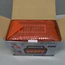 Retro Portable Radio AM FM SW Shortwave Radio with Bluetooth Speaker,Flame Atmosphere Lamp Battery Operated, SUB Charging, TF Card (Dark Brown)