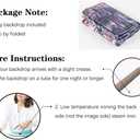 2 x WOLADA Fall Autumn Photo Backdrop for Photography Fall Backdrops for Photoshoot Wooden Board Haystack Pumpkin Background 7x5FT 12480