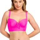 Smart & Sexy Women's Swimwear Underwire Bikini Top  Lightly Lined for Comfort and Shape (42D)