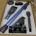 Zefiro Cordless Vacuum Cleaner for Home,450W /40Kpa 50Mins Stick Vacuum,Anti-Tangle 1.5L Dust Cup, Rechargeable Wireless Handheld Vacuum for Pet Hair/Carpet/Floor,C10 (Blue&gray)