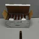 PrettyCare 24 Pack, 10 ml Essential Oil Roller Bottles with Stainless Steel Roller Ball - Refillable Leak-proof Empty Thick Amber Glass Roll on Bottles with Wooden Caps for Travel, Perfume