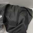 Nasitos 2 Pack Black Tablecloth 6 Foot-Open Back Fitted Tablecloth Rectangle Table, Washable Fabric Trade Show Table Cover for Craft Show, Display, Parties, Wedding, Events