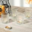 30 Pcs Votive Candle Holders, 2x2.5in Clear Glass Tea Light Candle Holder for Home, Votives for Fall Wedding Decor, Party, Christmas Decor & Gifts