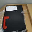 Mailbox,with Mounting Post, Mailboxes for Outside,Locking Mailbox,Large,Black,Metal Mail Box,Heavy Duty