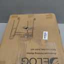 Delog Narrow Folding Walker for Seniors with Trigger Release and 5 Inches Wheels, Lightweight Supports Up to 350 lbs, Aluminum Folding Walker for Elderly, Handicapped and Disabled (Gray)