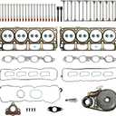 5.3 Engine Rebuild Overhaul Kit Timing Chain Kit & Head Gasket Bolt Set/Intake Exhaust Valve Fit For GM L83 Gen 5 Chevy Tahoe Suburban Silverado GMC Sierra 1500 Yukon 5.3L 2014-2020 HS26744PT 76291V