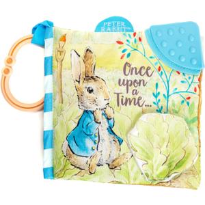 KIDS PREFERRED Peter Rabbit Soft Book with toy, Teether and Crinkle, 5 Inches