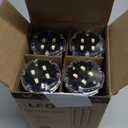 LED Corn Light Bulb 150W Equivalent 2000 Lumen 6500K Cool Daylight White 20W E26/E27 Base Non-dimmable Ceiling Fan Corn Lighting for Home Garage Warehouse Indoor LED Corn Bulbs Pack of 4