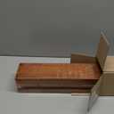 AZSKY Light Walnut Floating Shelves - Baby Nursery Decor Wall Book Shelves for Kids Room & Bathroom Decor - Set of 3, 24 Inch