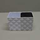 Salon Shears Rack for Hair Stylist Scissors Container for Pet Grooming Hair Cutting Organizer Storage Box Salon Shear Holder Combs Clips Brushes Hairdressing Combs Organizer (White)